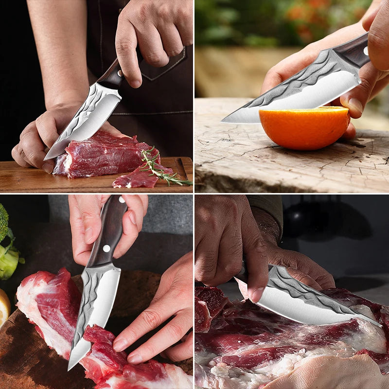 Srainless Steel Kitchen Knife Boning Knife Chef Knife Handmade Forged