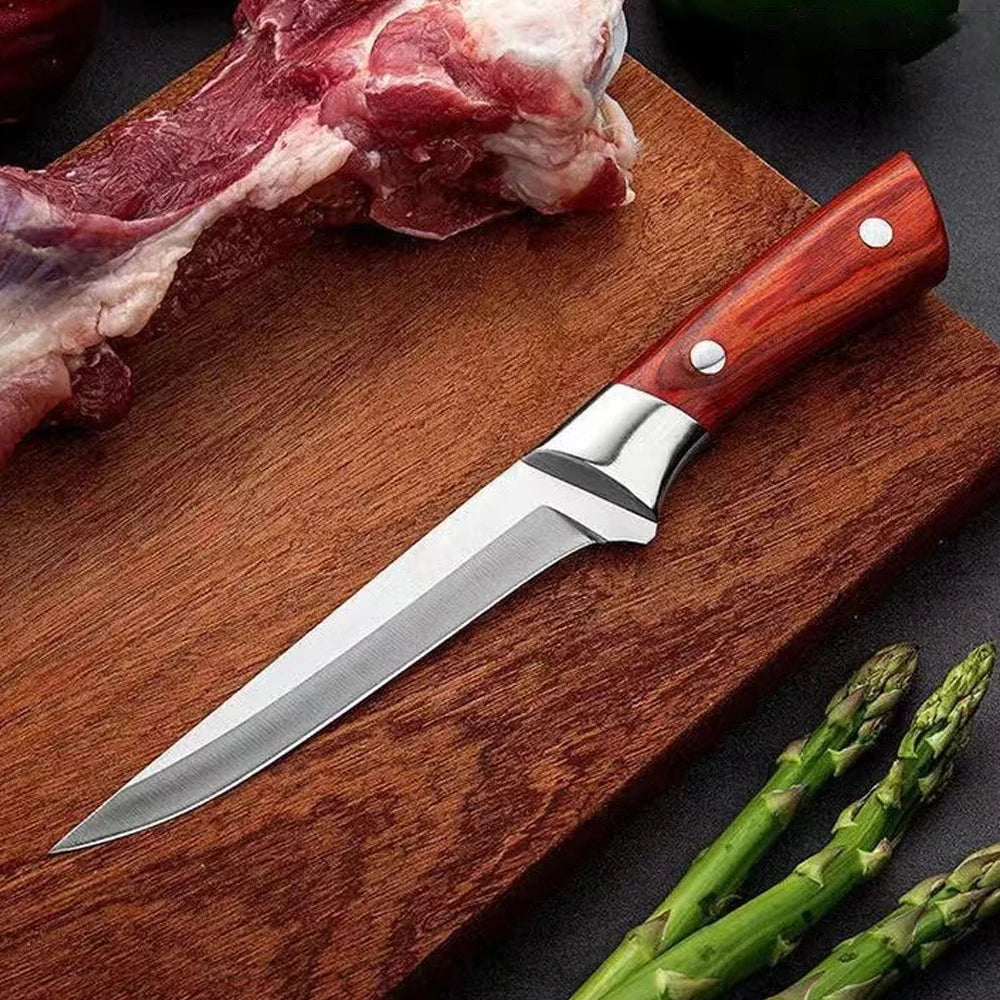 Stainless Steel Kitchen Boning Knife Forged Fillet Knife Meat Fish