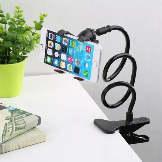 360 Clip Mobile Phone Holder Stand Portable Flexible Lazy Bed Desktop