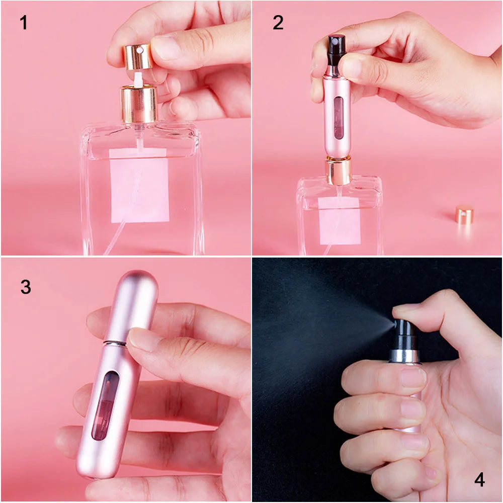 8/5ml Perfume Atomizer Portable Liquid Container For Cosmetics