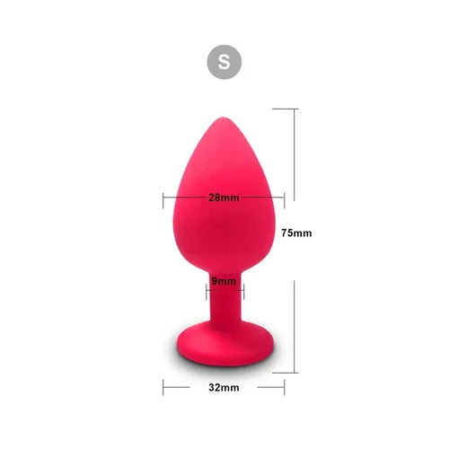 3 Size Silicone Butt Plug Anal Plug Unisex Sex Stopper Adult Toys for