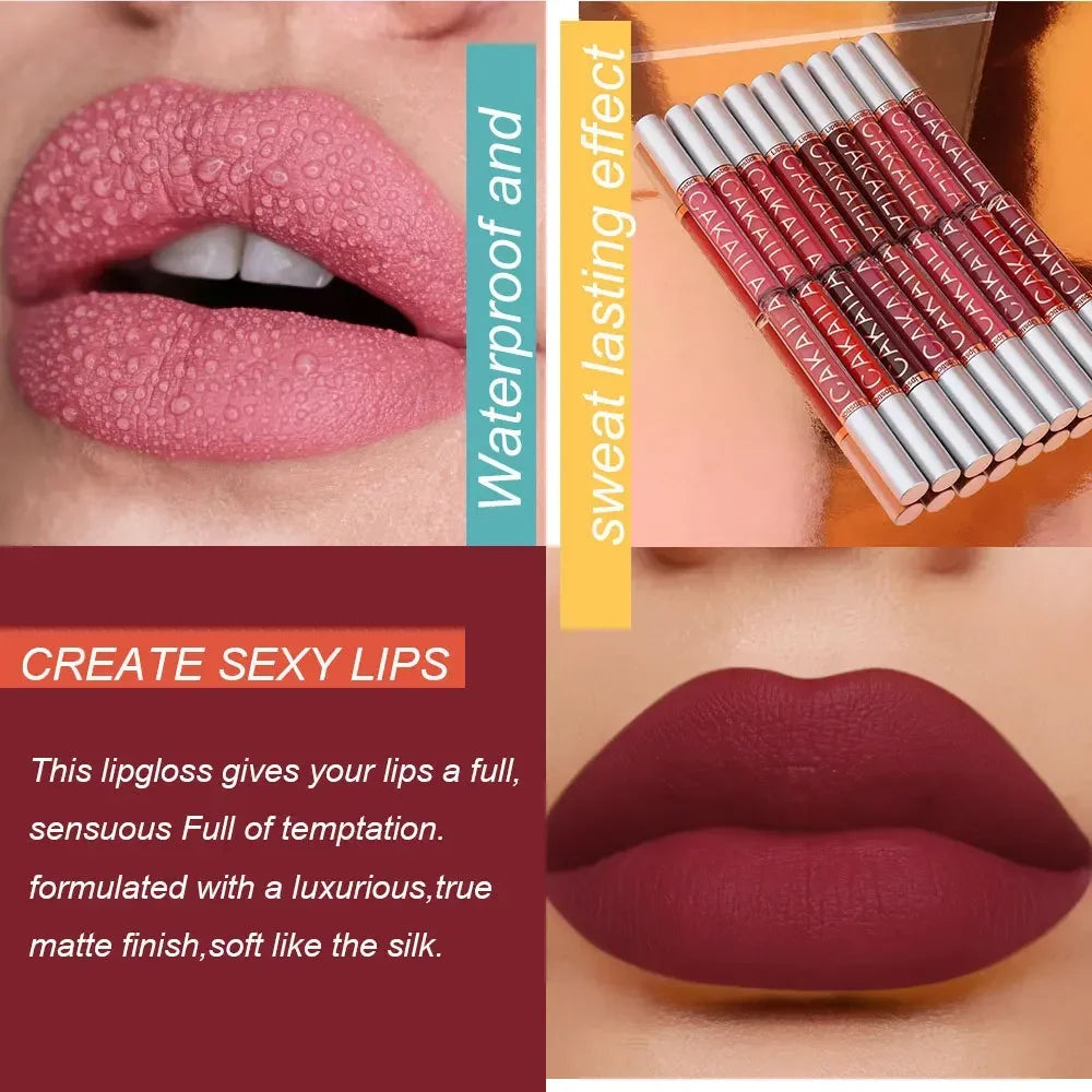 18 Colors Matte Lipgloss Wholesale Cheap Liquid Lipstick Makeup Lip