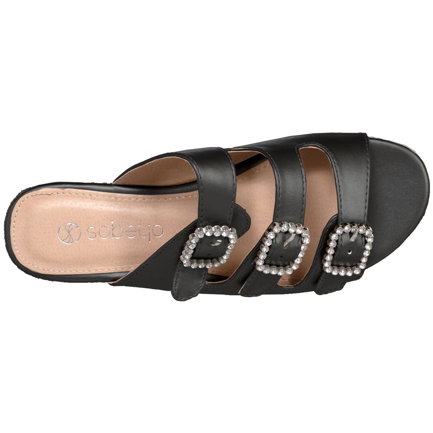 Rhinestone Platform Espadrille Wedge Sandal