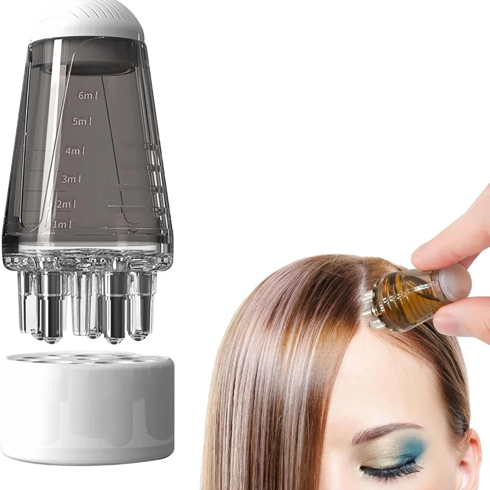 6ml Scalp Applicator Mini Head Massager Roller Ball Brush Hair Growth