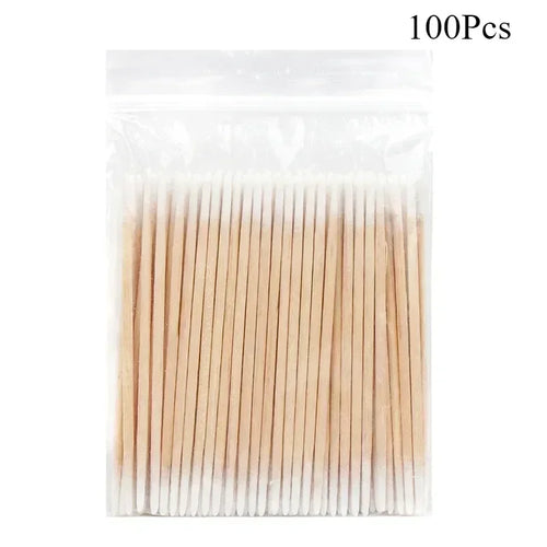 100/300pcs Double Head Cotton Swab Women Makeup Cotton Buds Tip For