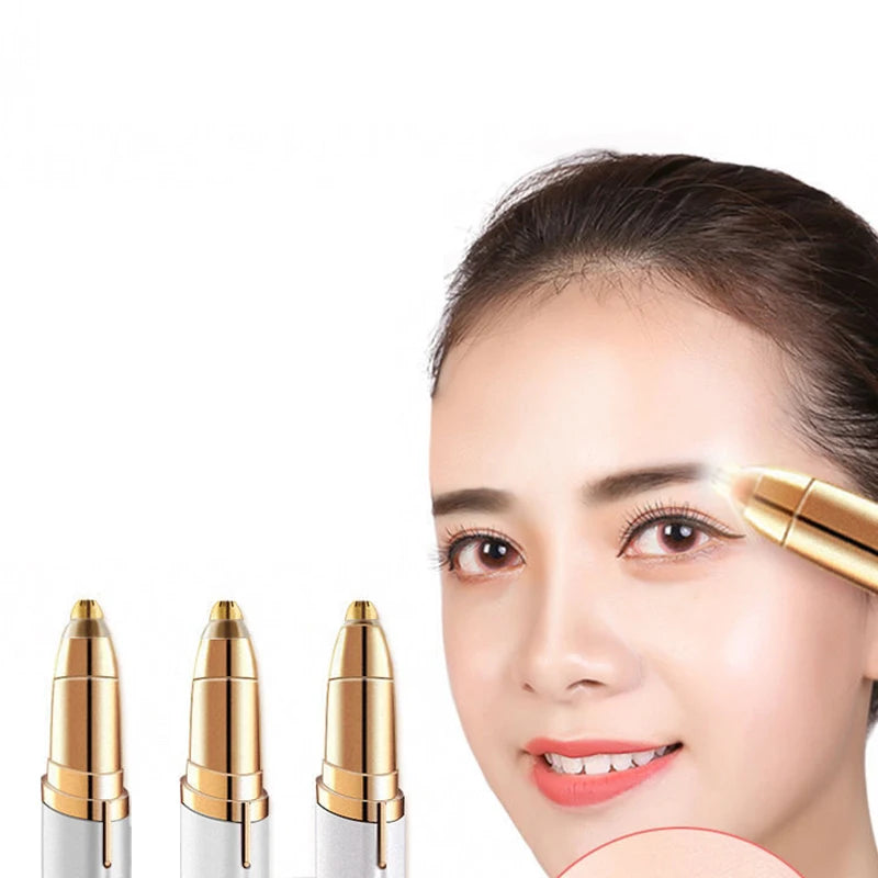 1pc Electric Eyebrow Trimming Tool For Beginners Automatic Electric