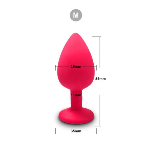 3 Size Silicone Butt Plug Anal Plug Unisex Sex Stopper Adult Toys for