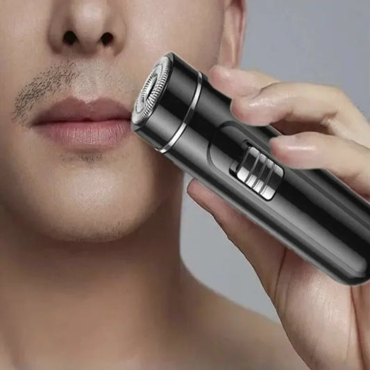 Compact & Convenient Electric Razor for Men - USB Rechargeable, Wet &