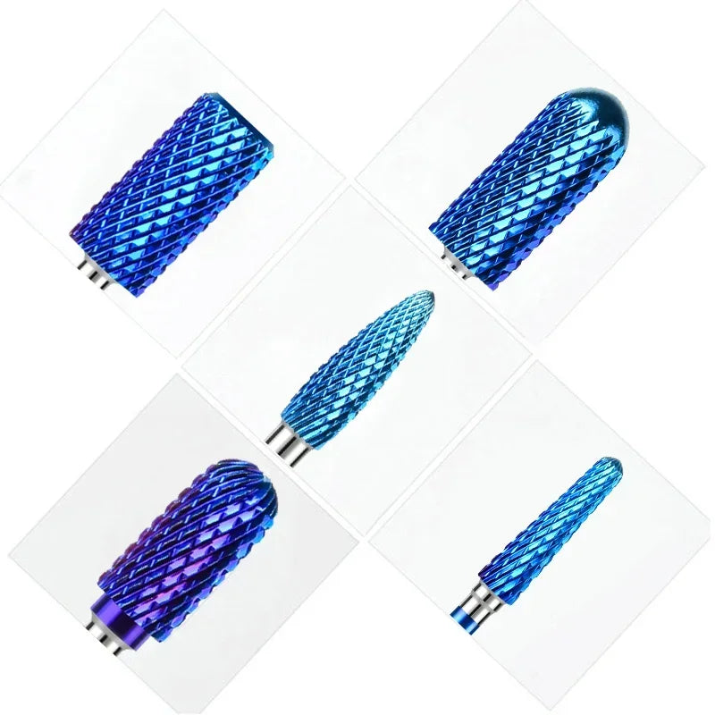 Nail Drill Bits for Acrylic Gel Nails Tungsten Carbide Nail Bits for