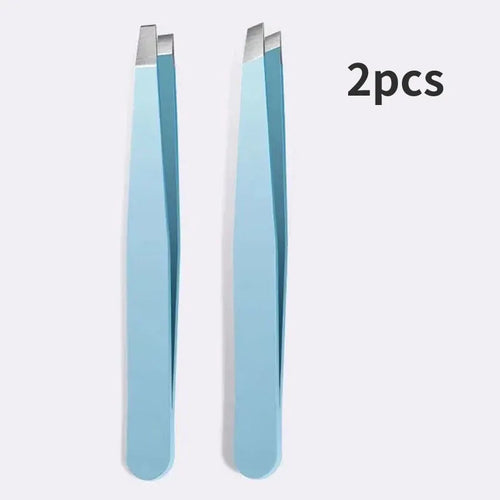 Eyebrow Tweezer Colorful Hair Beauty Fine Hairs Puller Stainless Steel