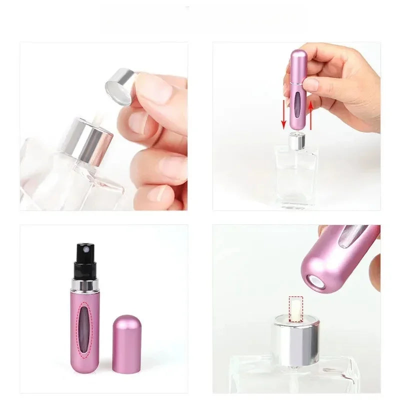 5ml Bottom Charge Perfume Refillable Bottle Liquid Container For