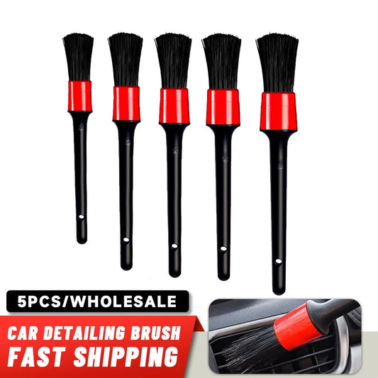 Car Detailing Brush 5pcs Auto Cleaning Car Cleaning Detailing Set