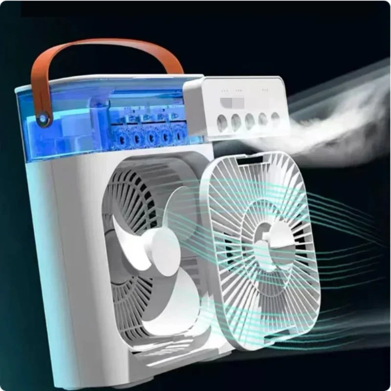 3 In 1 New Fan AIr Conditioner Household Small Air Cooler LED Night