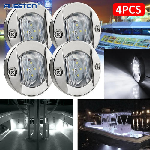 6 LED Deck Courtesy Lights DC 12V LED Stern Light Anchor Navigation