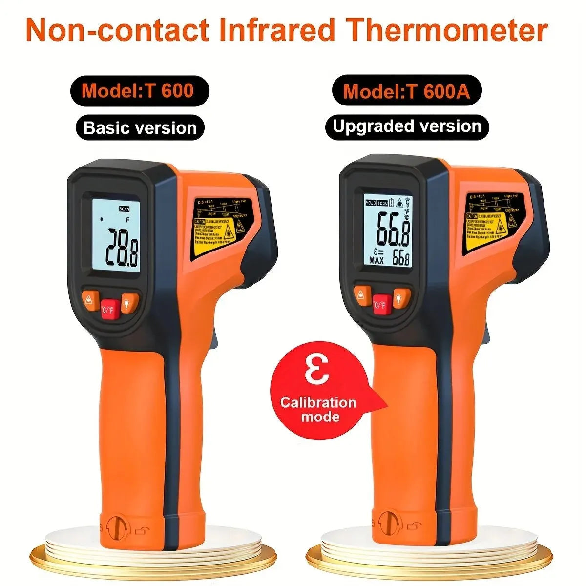 NJTY Infrared Thermometer Handheld Temperature Gun Non-Contact Laser