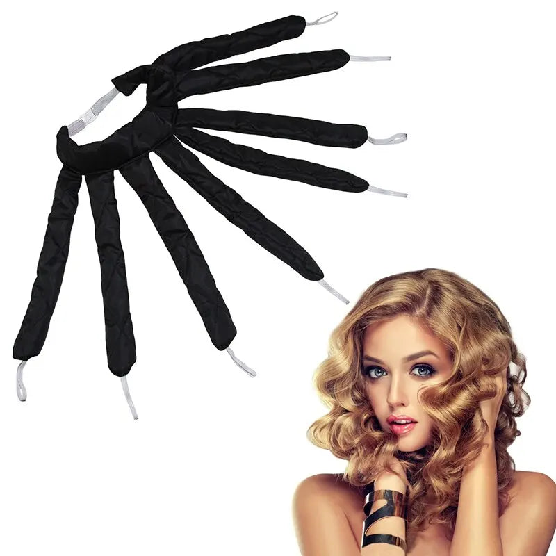 Lazy Hair Curler Hair Rollers Heatless Curling Rod Headband Curls Silk