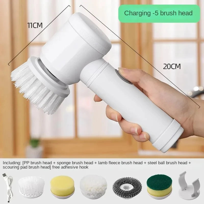 Multi-functional Electric Cleaning Brush for Kitchen and Bathroom -