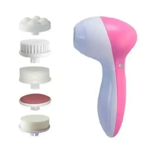 Electric Facial Cleaner 5 IN 1 Face Cleansing Brush Wash Machine Spa