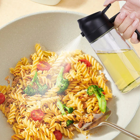 Multi-functional Kitchen Oil Bottle Spray Oil Pouring Two-in-one