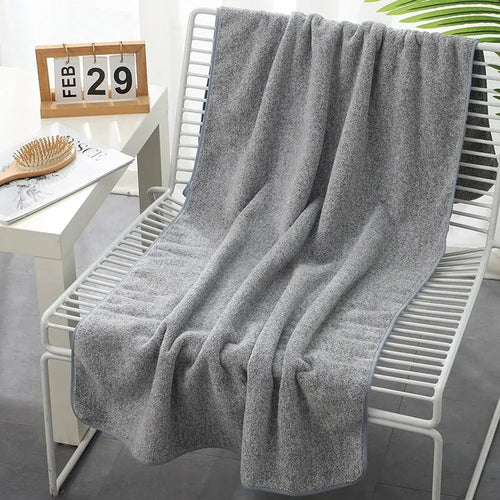 Sports Bath Towel Thicken Fitness Coral Velvet Beach