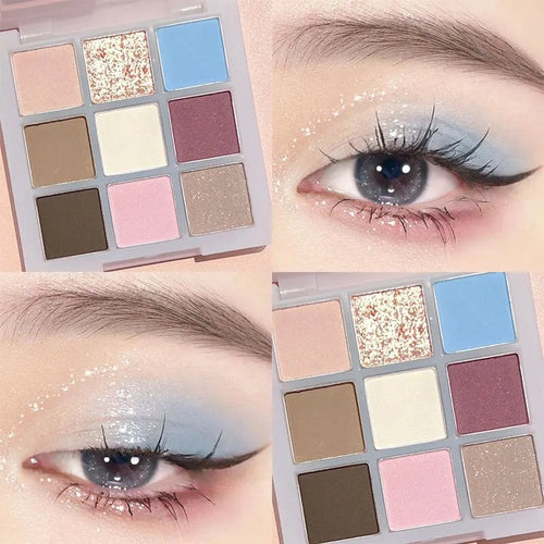 DIKALU Spring And Summer New Eyeshadow Palette Oh Rosy Nine Palace