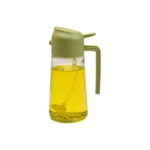 2in1 Glass Spray Oil Sprayer Bottle Spray Oil Dispenser Oil Jar Cruet