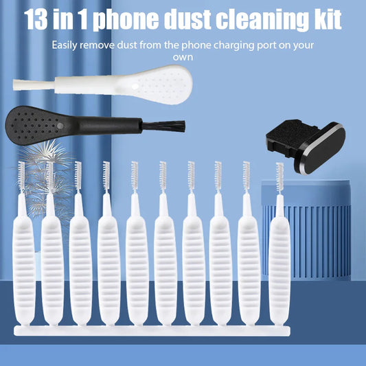 13 in 1 Mobile Phone Speaker Dust Removal Cleaner Tool Kit For iPhone