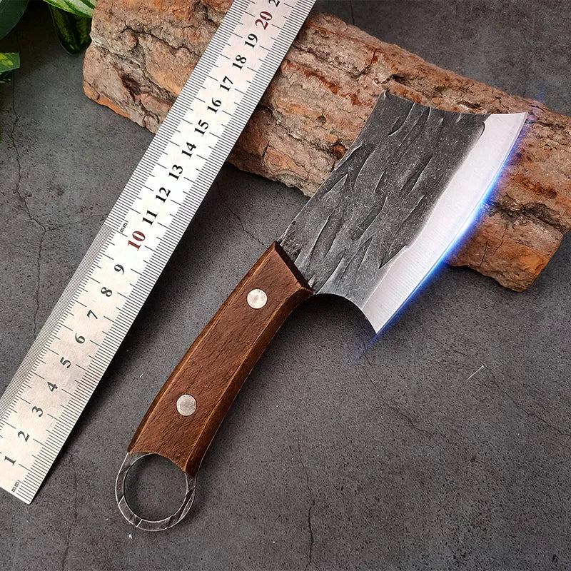 Forged Stainless Steel Boning Knife Cutter Kitchen Butcher Tool