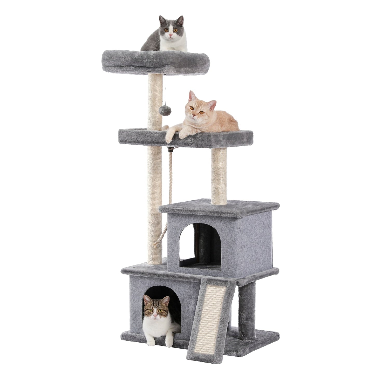 Cat Tree Entertainment Tower with Stairs