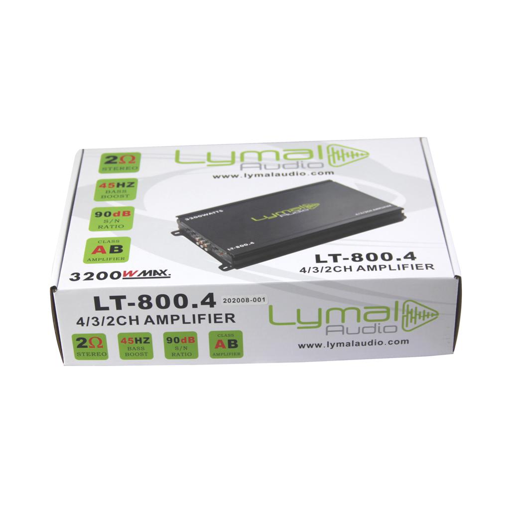 LT-800.4 3200 Watts 4 Channel Car Amplifier