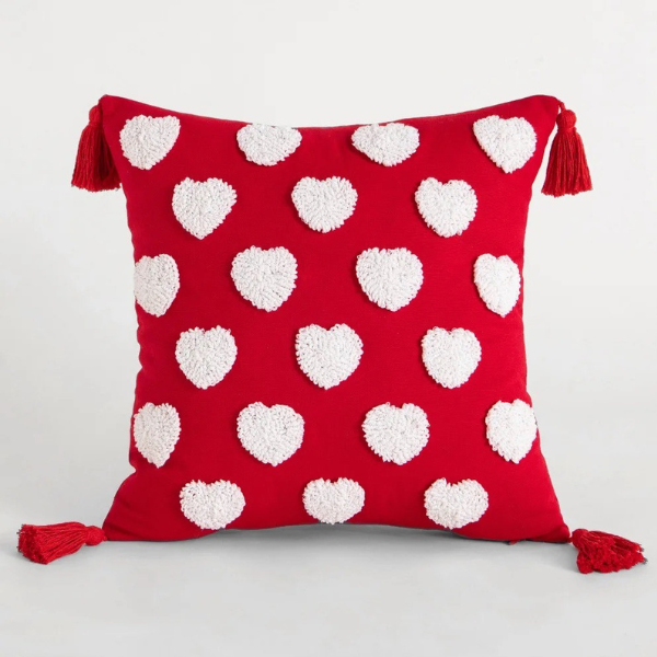 Valentines Day Throw pillow cover, 18x18 inch