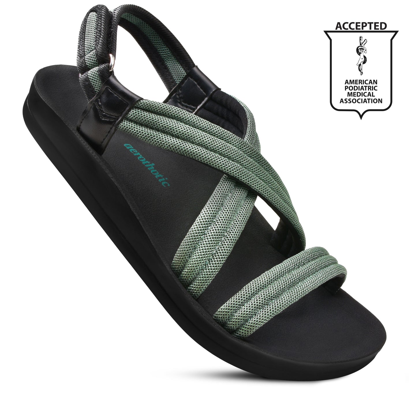 Aerothotic Hadal Women's Velcro Ankle Strap Slip on Sandals