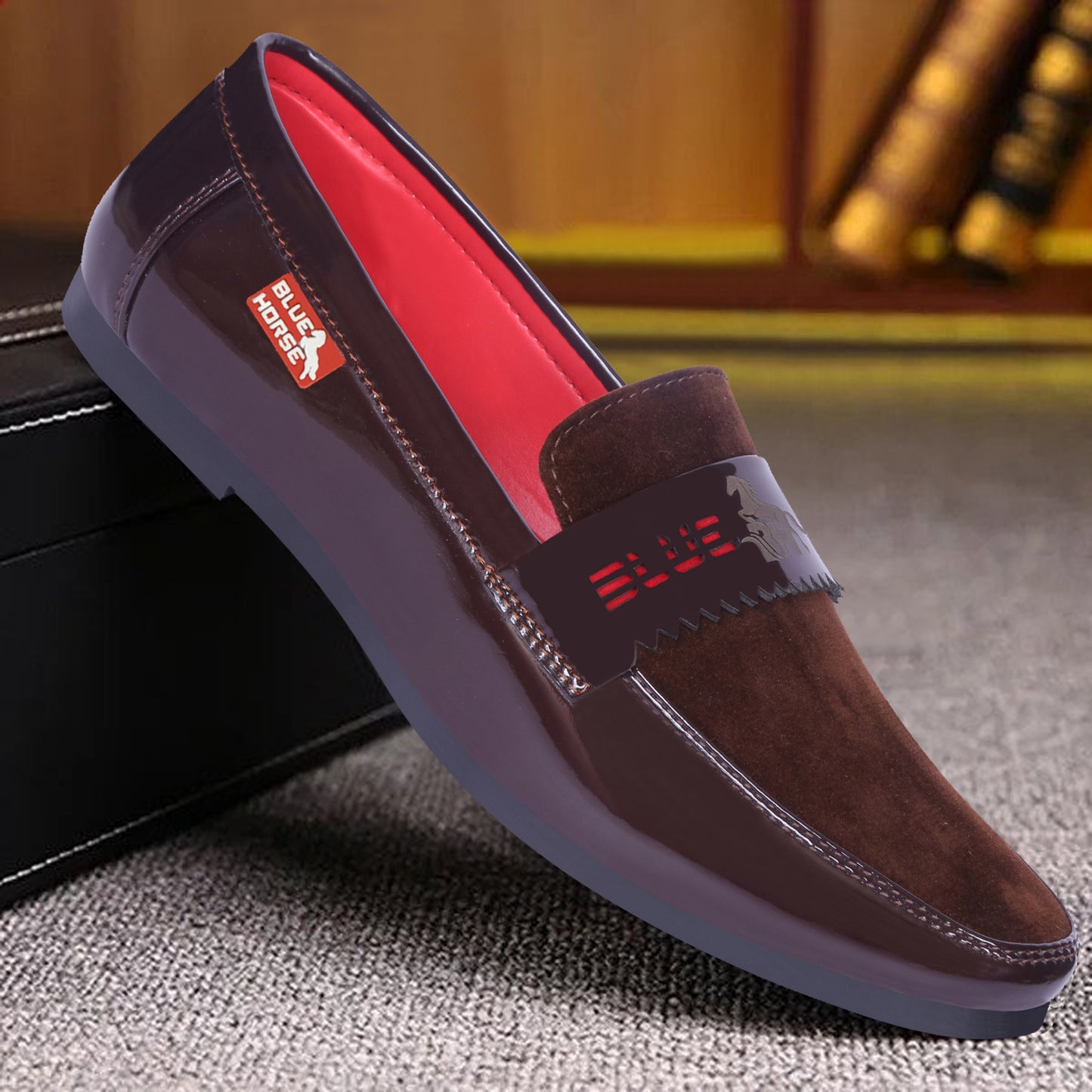 Patent Leather Loafer for Men