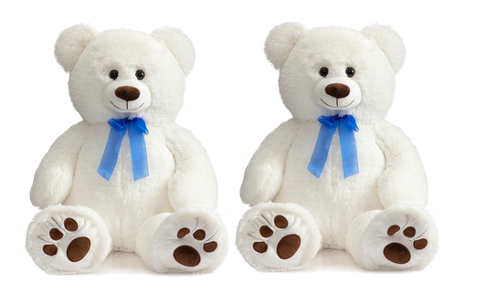 Giant Teddy Bear Soft, Plush, And Cuddly Toy For Kids Pack of 2