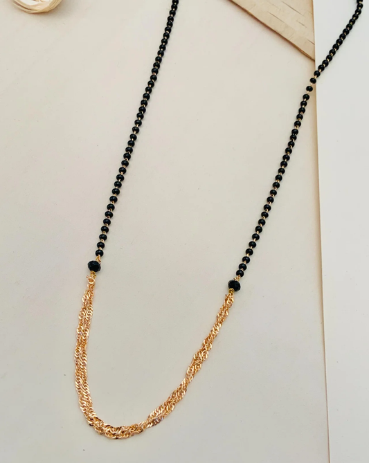 Precious Rose Gold American Diamond Mangalsutra