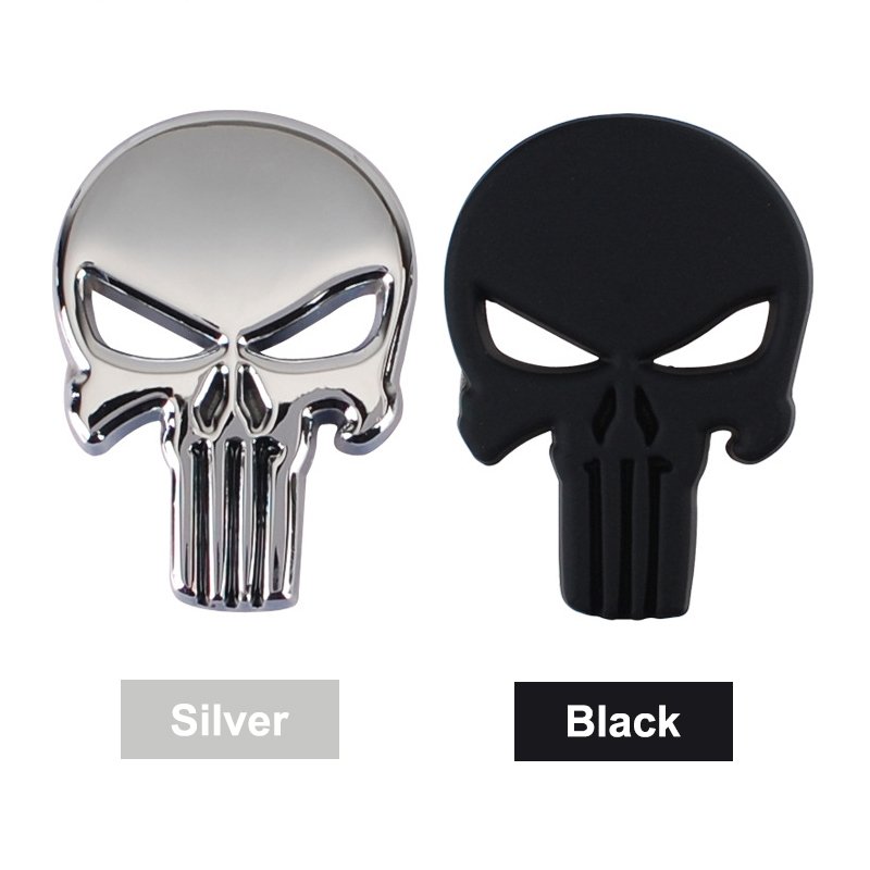 The Punisher Skull Car Sticker