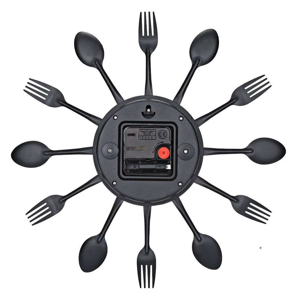 Kitchen Cutlery Wall Clock