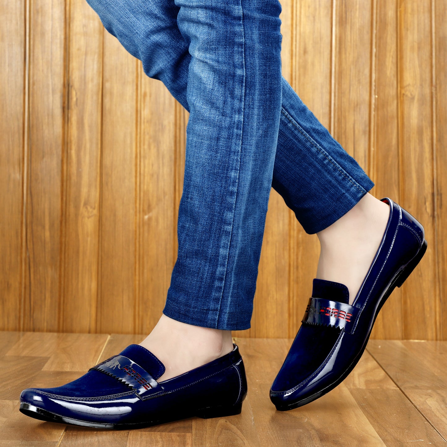 Patent Leather Loafer for Men