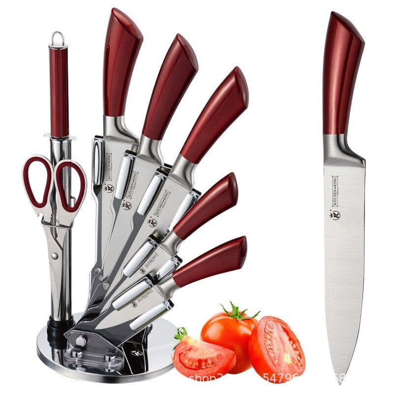 KITCHEN KING Stainless Steel Kitchen Knife Set-Black