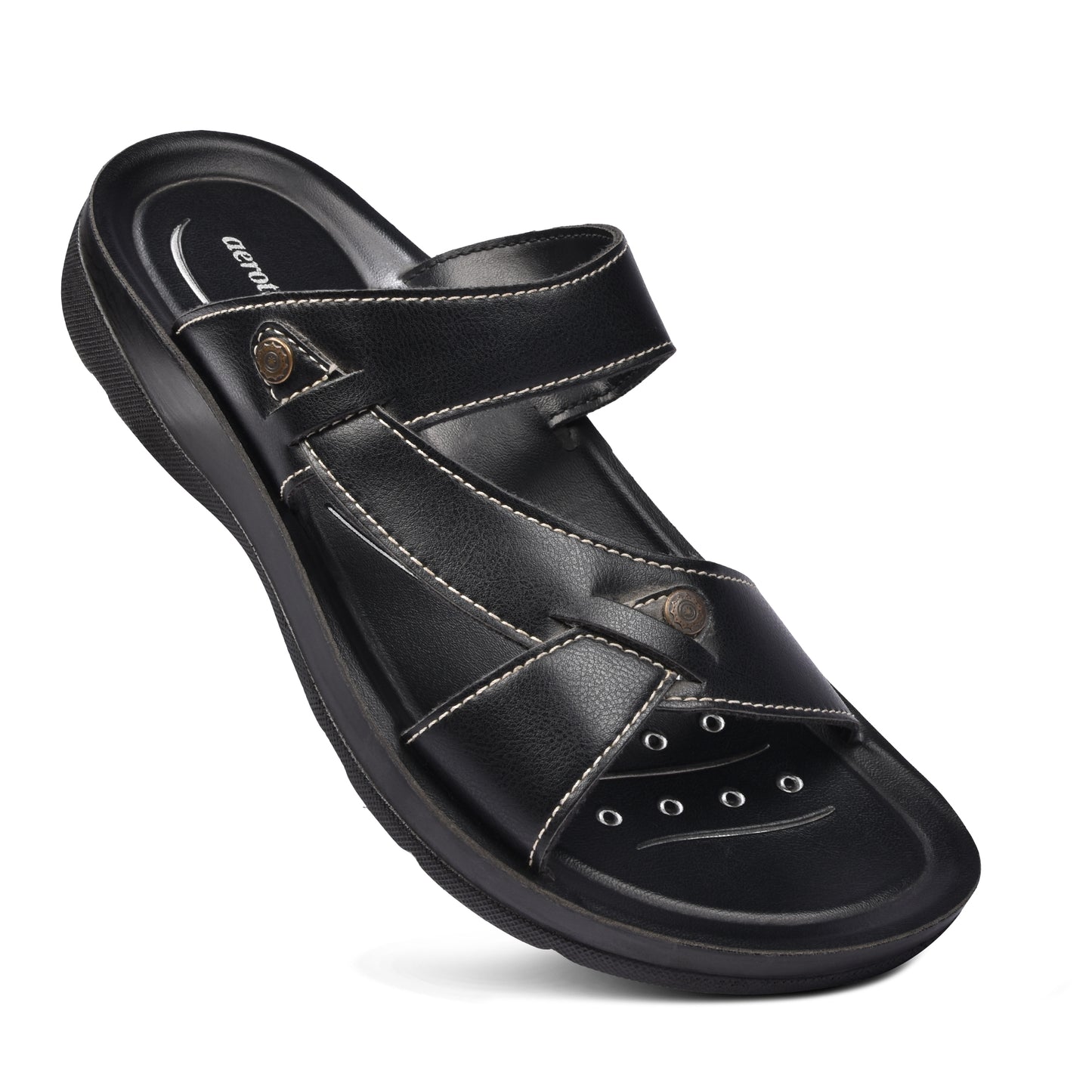 Aerothotic Thistle Women's Open Toe Slip On Sandals