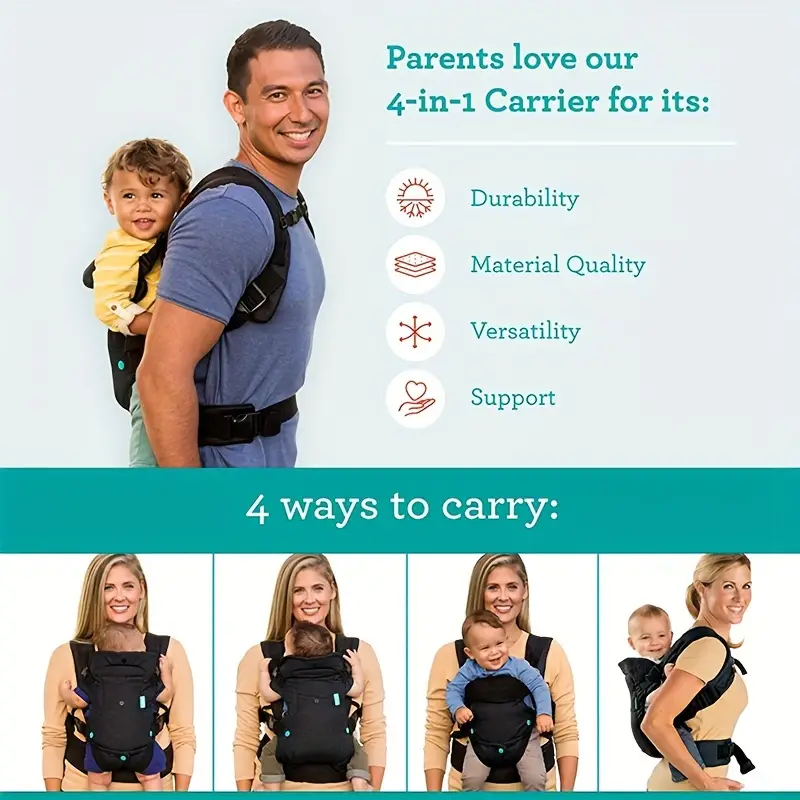 Portable Ergonomic Baby Carrier Airy Convertible Baby Hip Seat