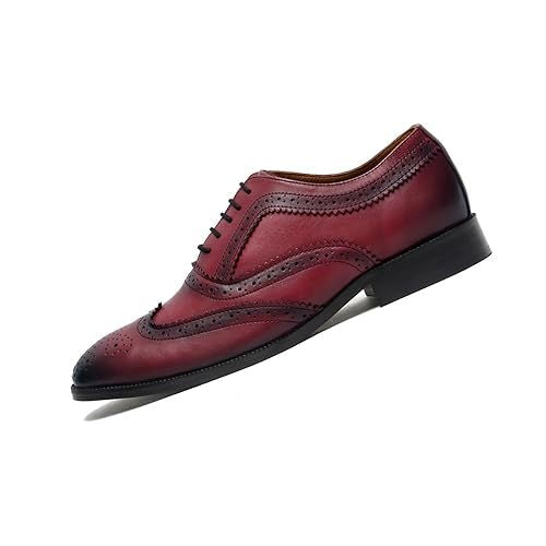 Men's Formal Shoes | Handcrafted European Leather Brogues | Lace-Up