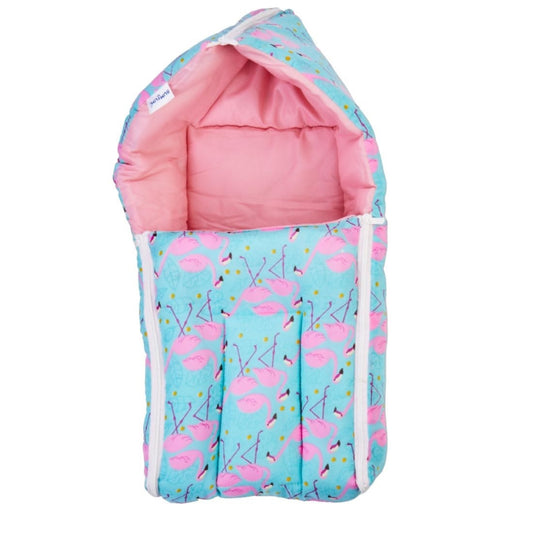 0-6 Months New Born Baby Unisex Cotton Carry Bag/Sleeping Bag, 3 in 1