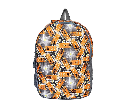 Orange School Bag Backpack for Kids