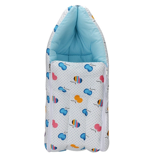 Baby Carrier Newborn to Toddler Cheery Printed-BLUE 0-6 MONTH