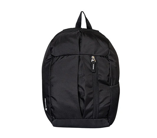 Black Solid School Bag Backpack for Kids