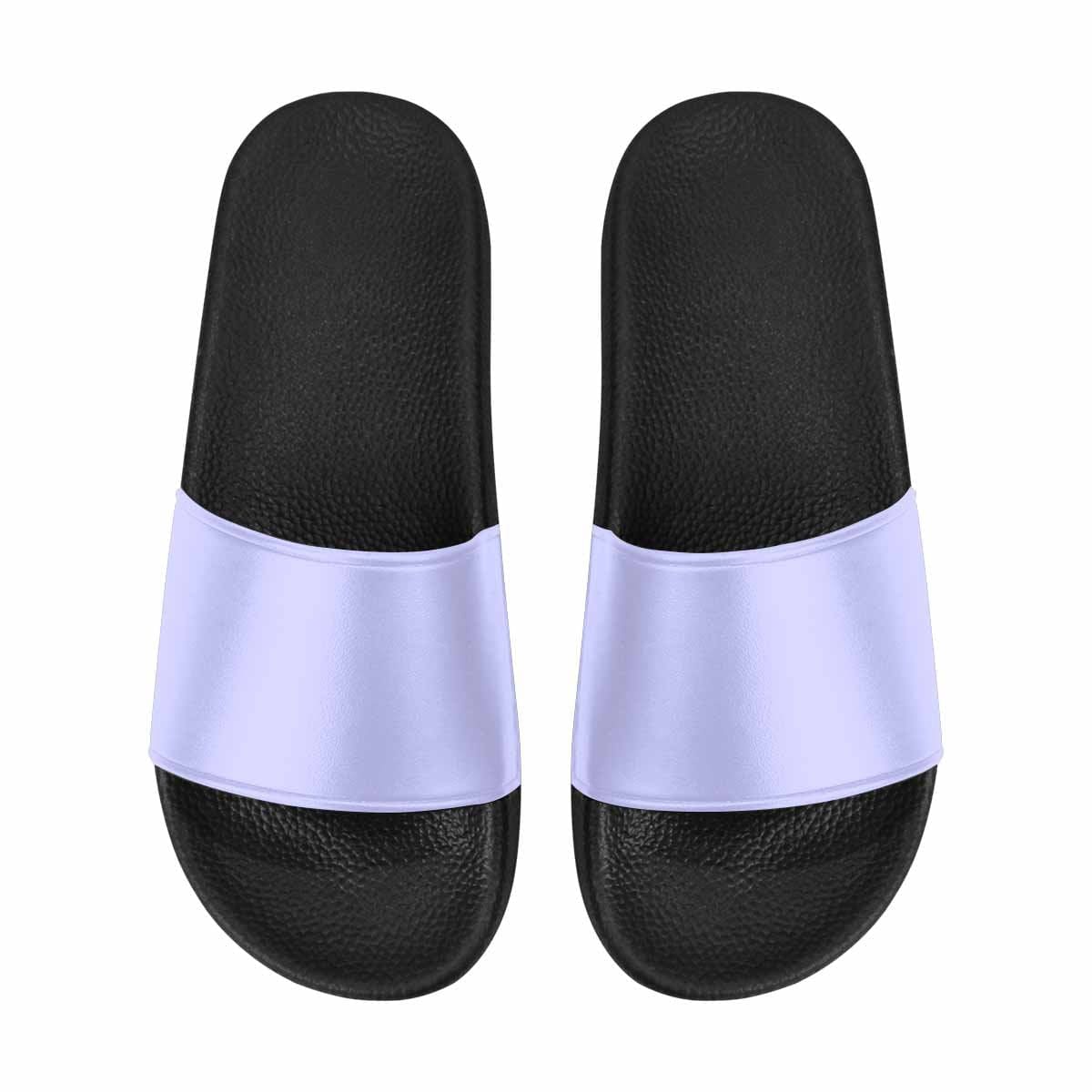 Mens Slide Sandals, Periwinkle Purple Flip Flops